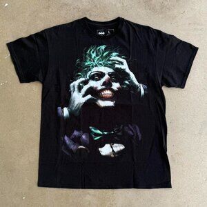 JOKER BATMAN MOVIE PROMO BLACK GRAPHIC TEE